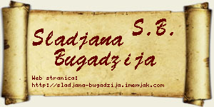 Slađana Bugadžija vizit kartica